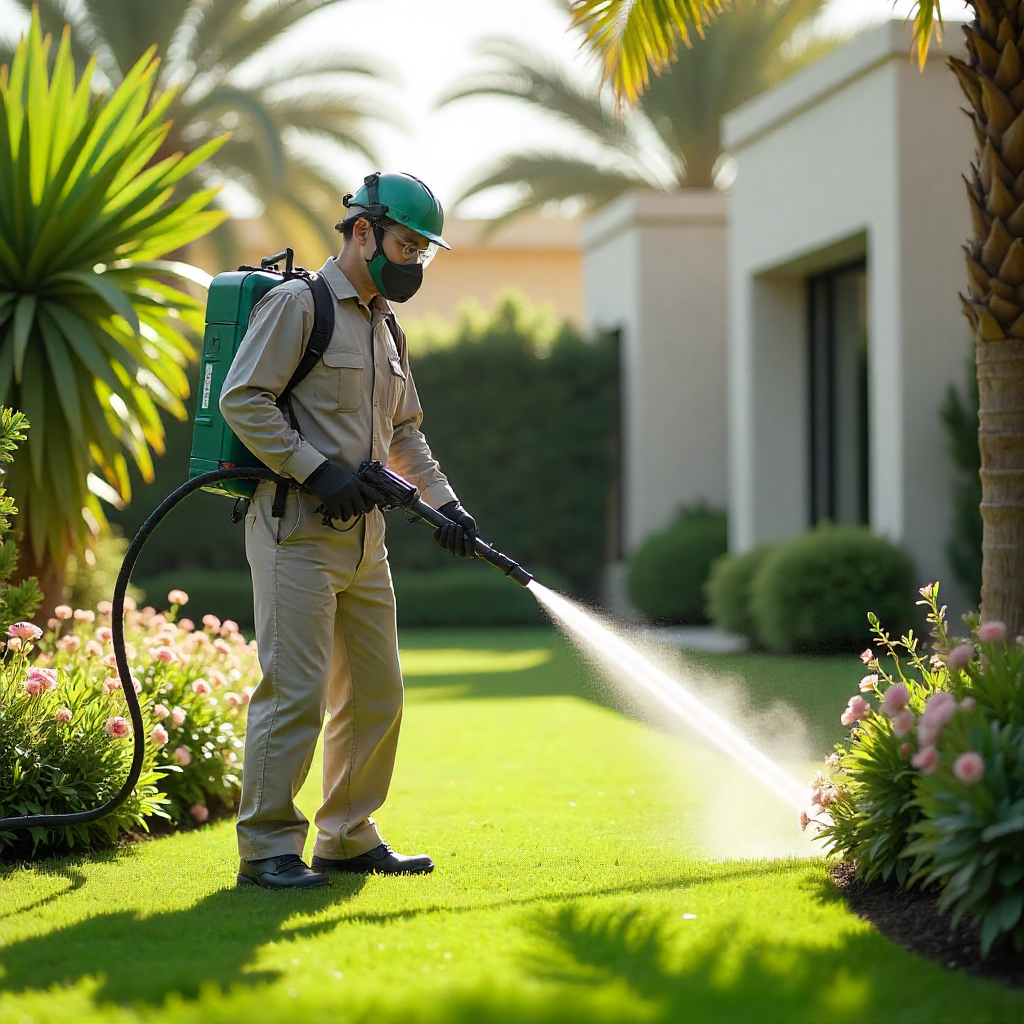 Professional garden pest control in Dubai & Sharjah. Protect plants from aphids, termites & pests. Call Al Mandhar 0563339199